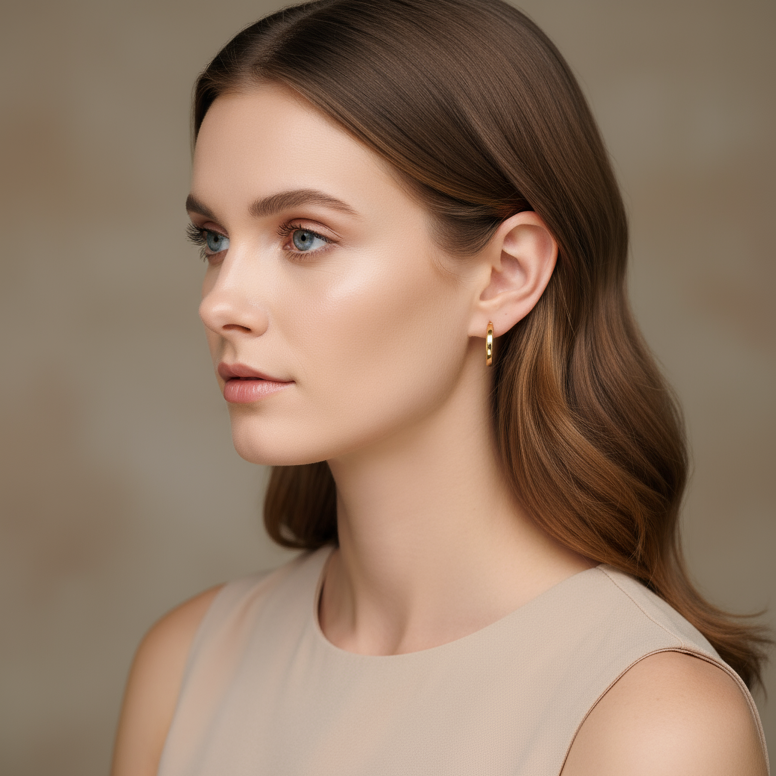 Classic Gold Hoops