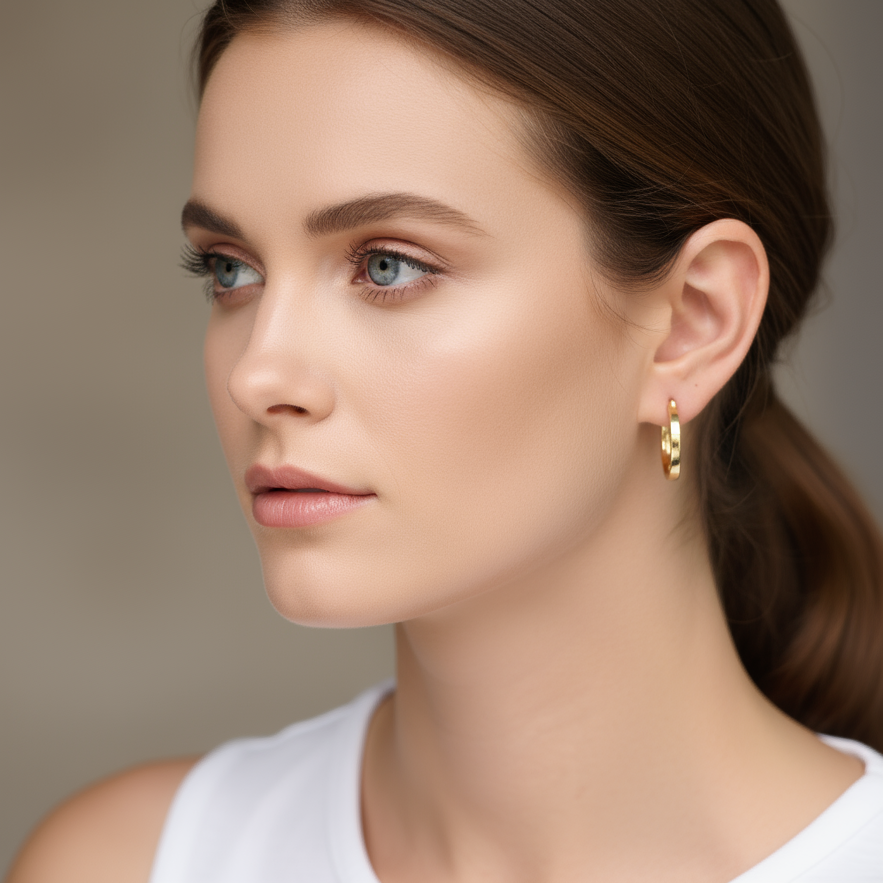 Classic Gold Hoops